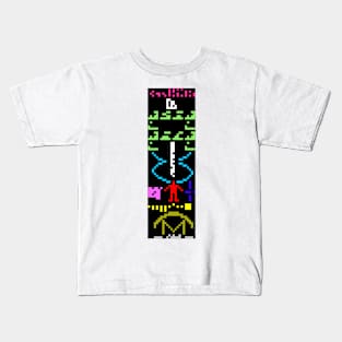 Arecibo message, computer artwork (C003/6078) Kids T-Shirt